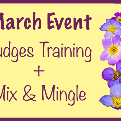2026 Mix & Mingle + Judges' Training